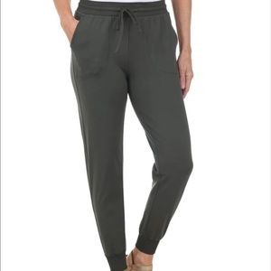 Rachel Zoe forest green joggers - medium
